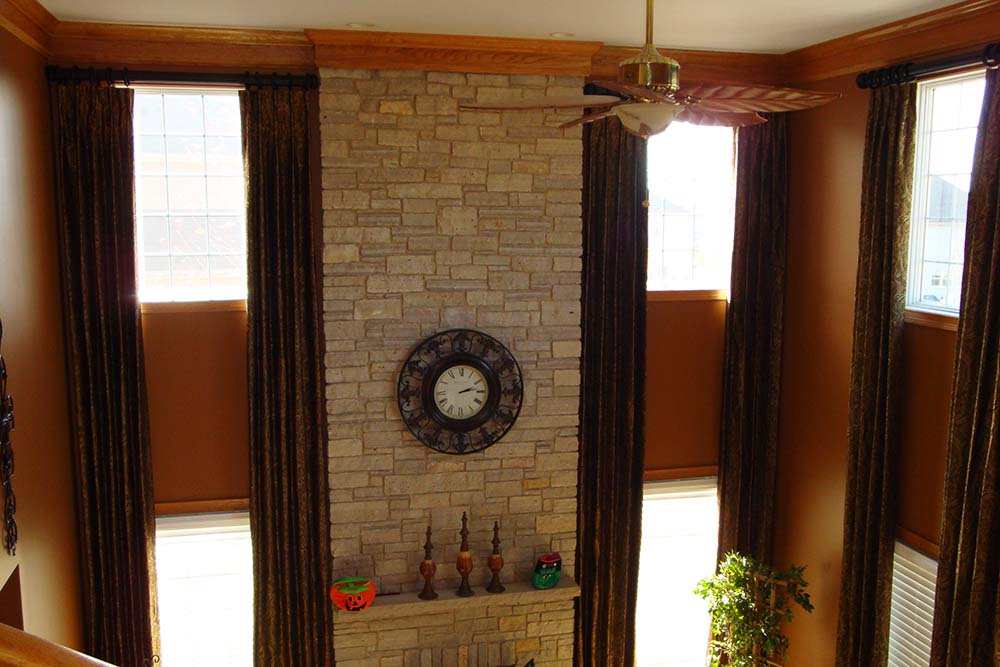 Living Room Curtains in Hawthorn Woods Illinois